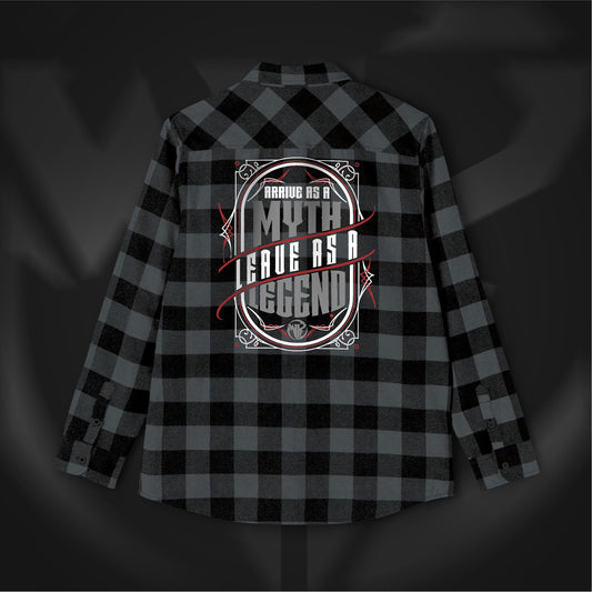 Wilson Kustoms Pinstripe Flannel – “Myth to Legend” Edition