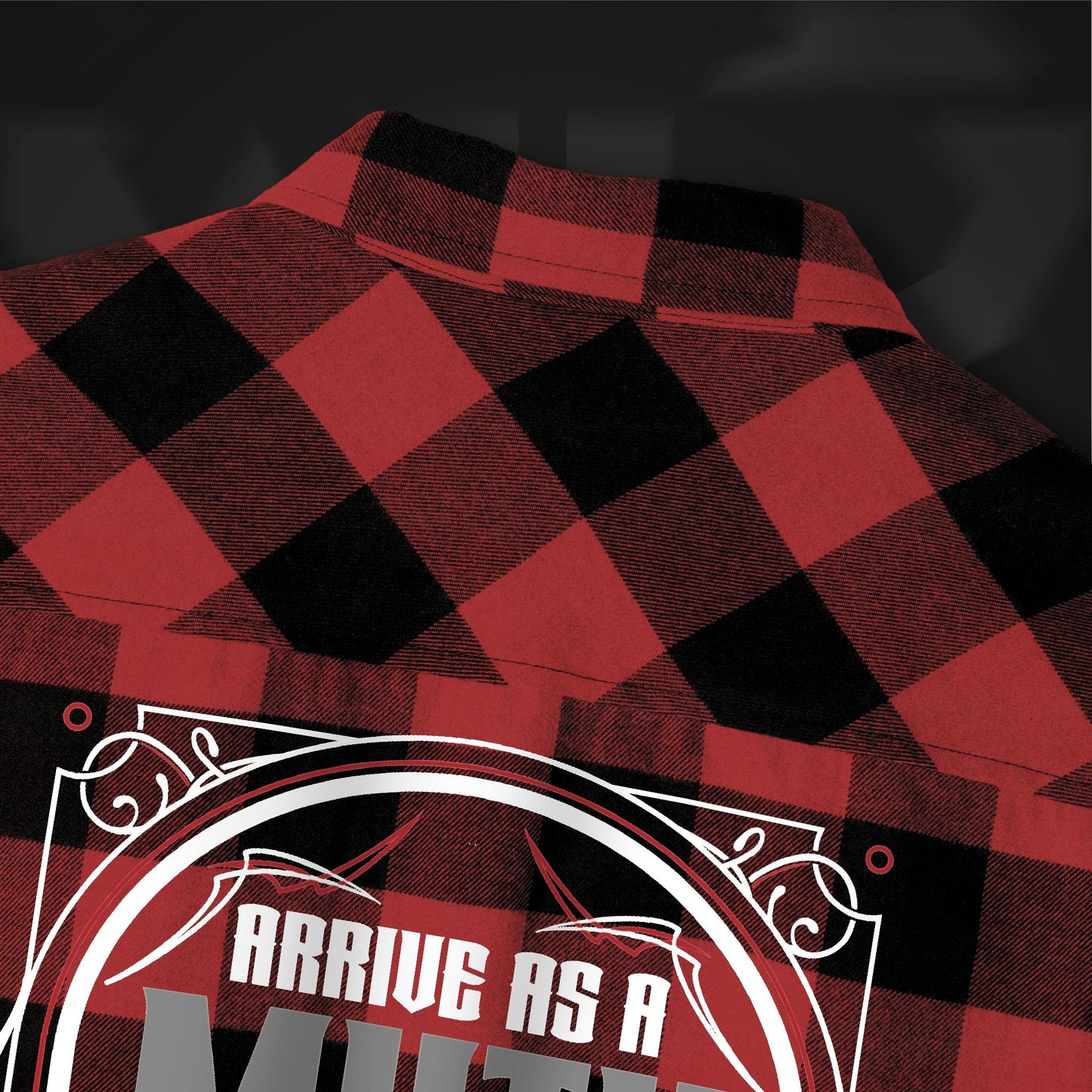 Wilson Kustoms Pinstripe Flannel – “Myth to Legend” Edition