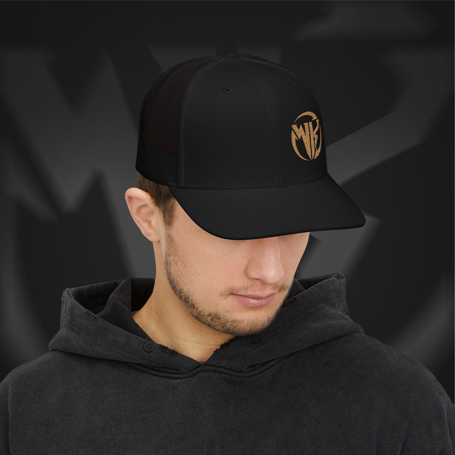 Wilson Kustoms Gold Seal Trucker Hat
