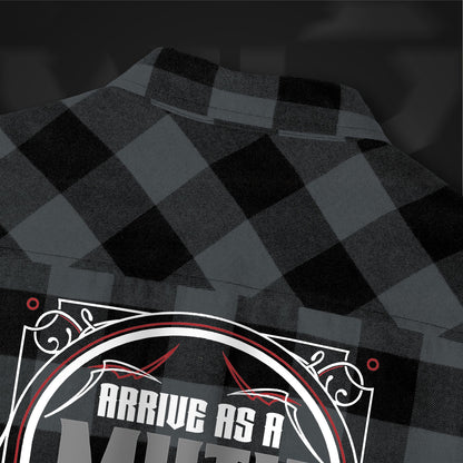 Wilson Kustoms Pinstripe Flannel – “Myth to Legend” Edition