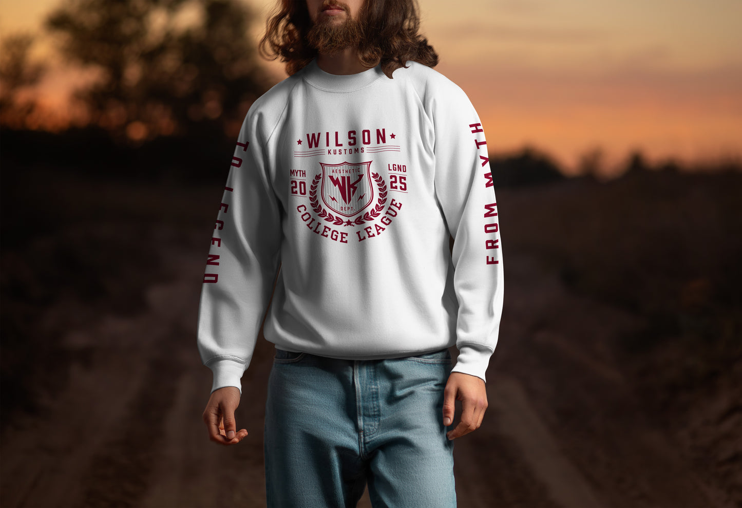 WK Aesthetic Department Crewneck Sweatshirt